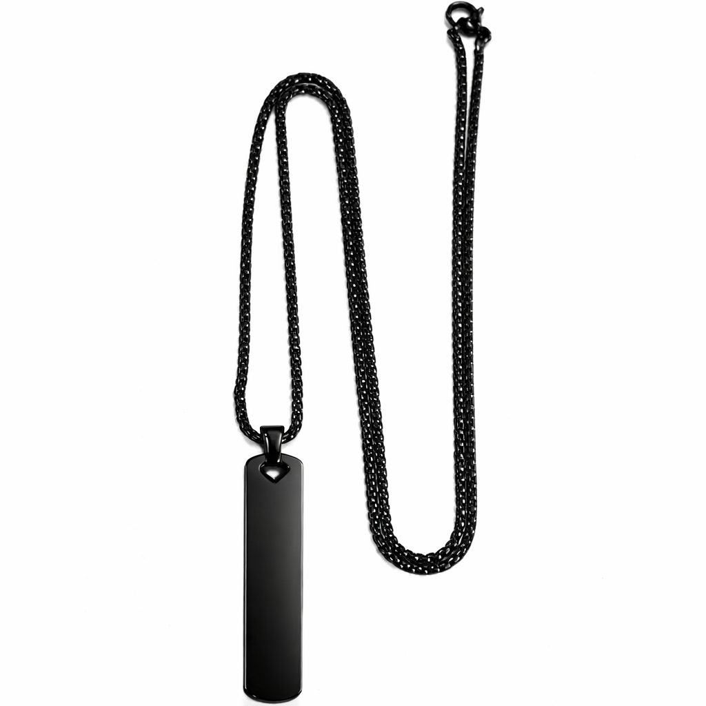 ST Black Bar Necklace