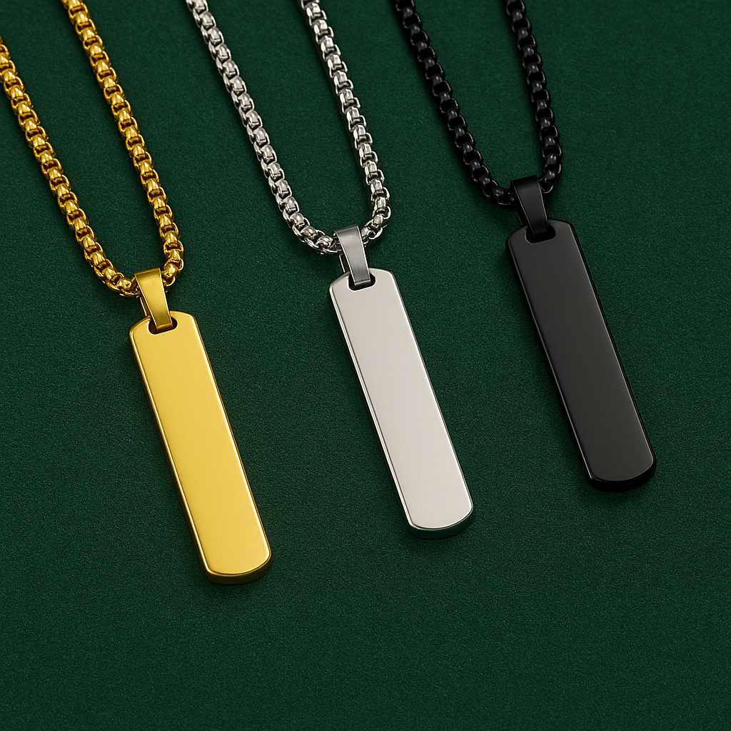 Customizable Stainless Steel Pendant