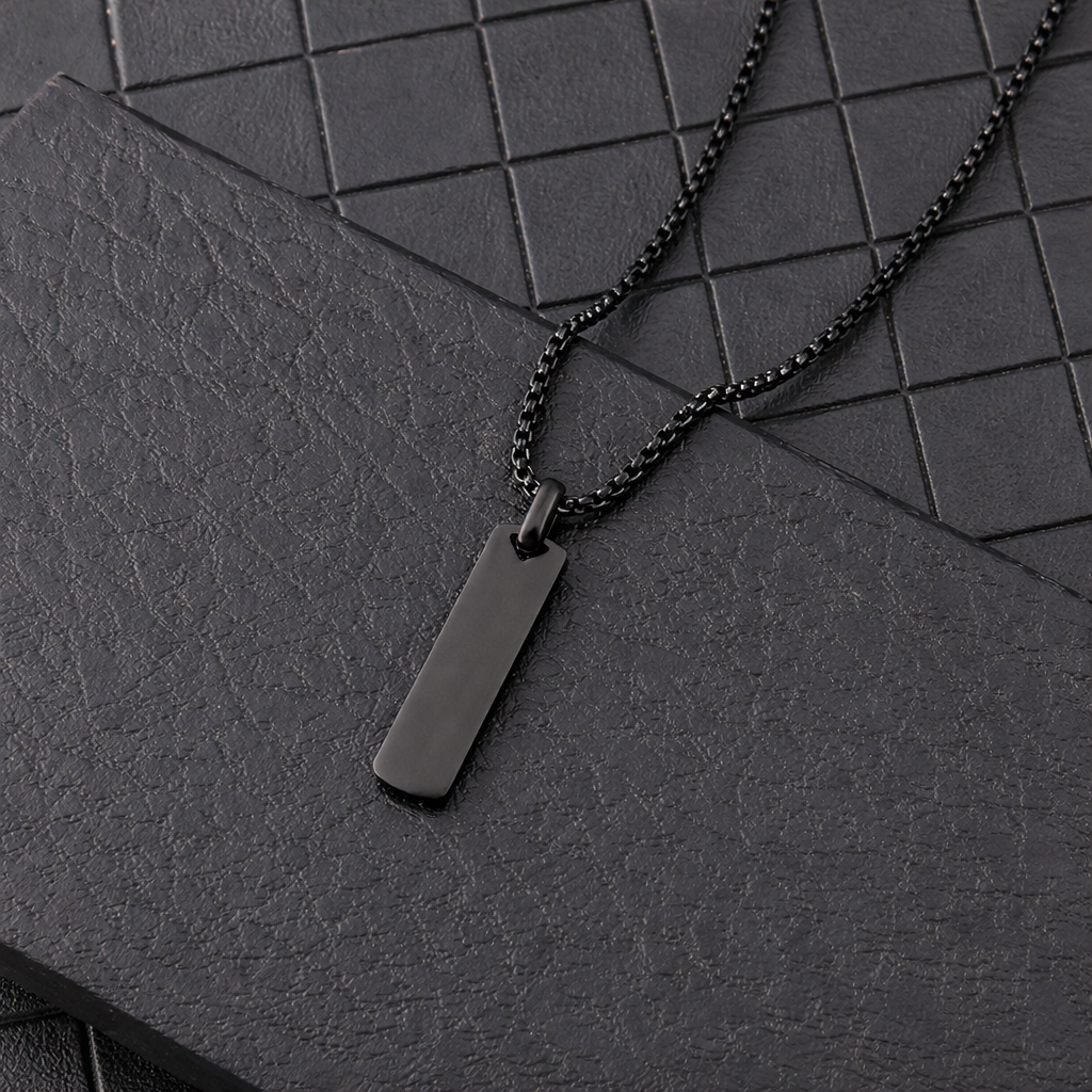 ST Black Bar Necklace