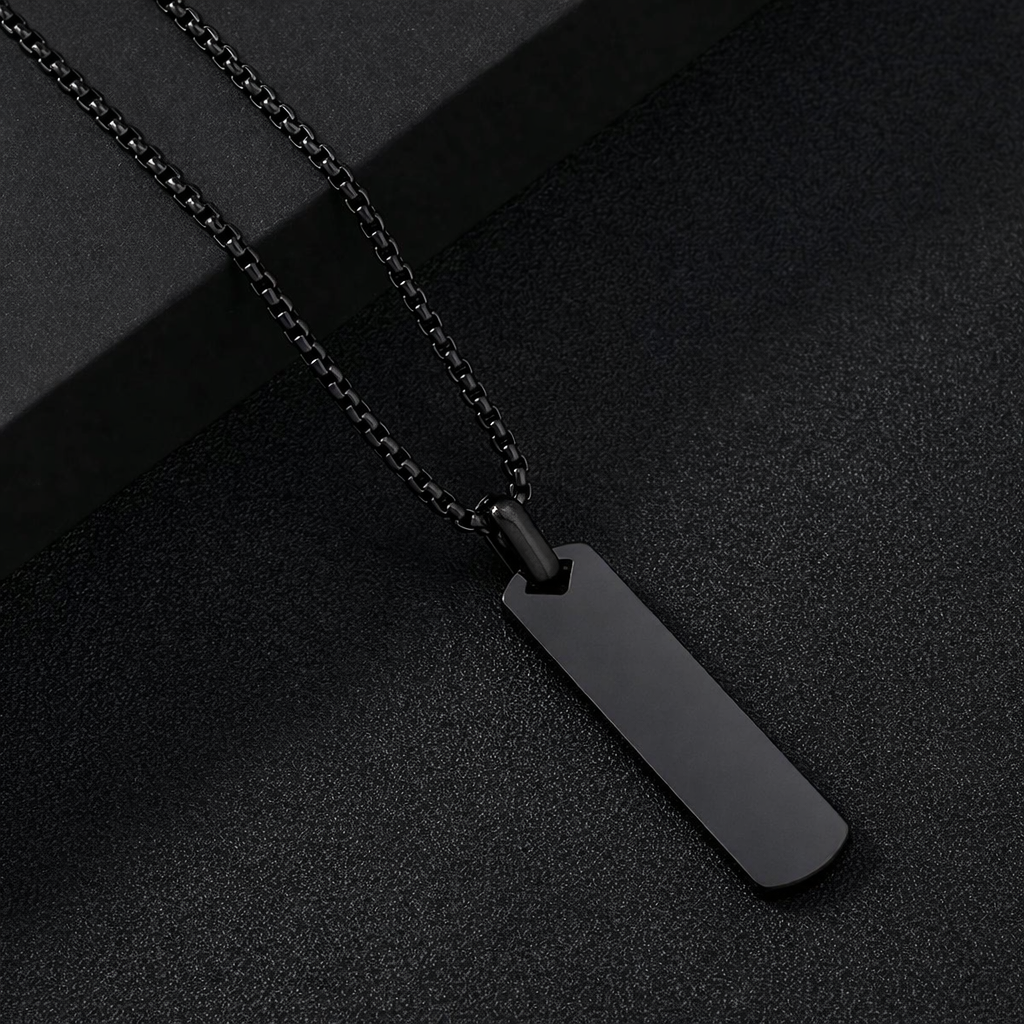 ST Black Bar Necklace