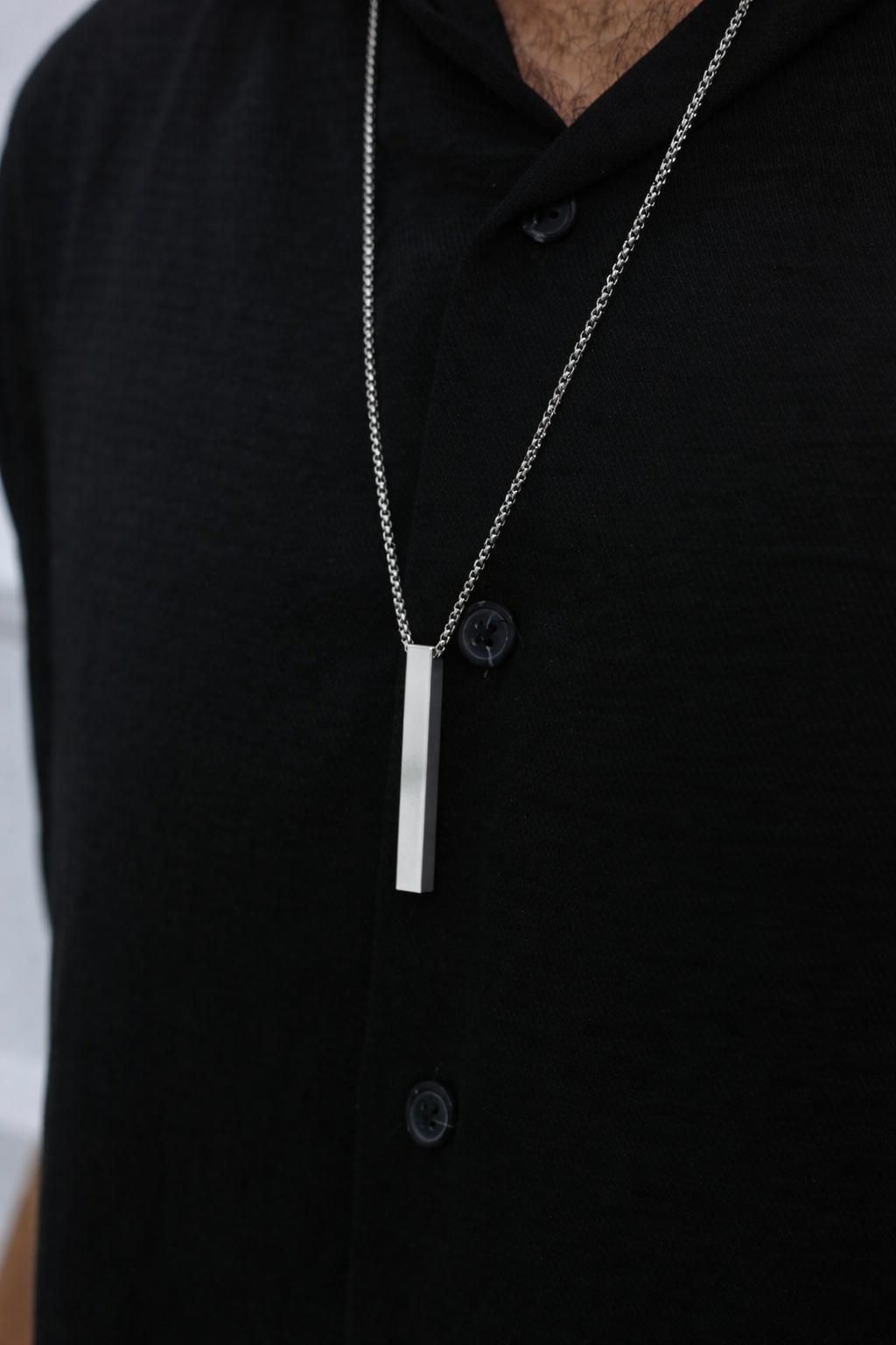 925S Bar Necklace