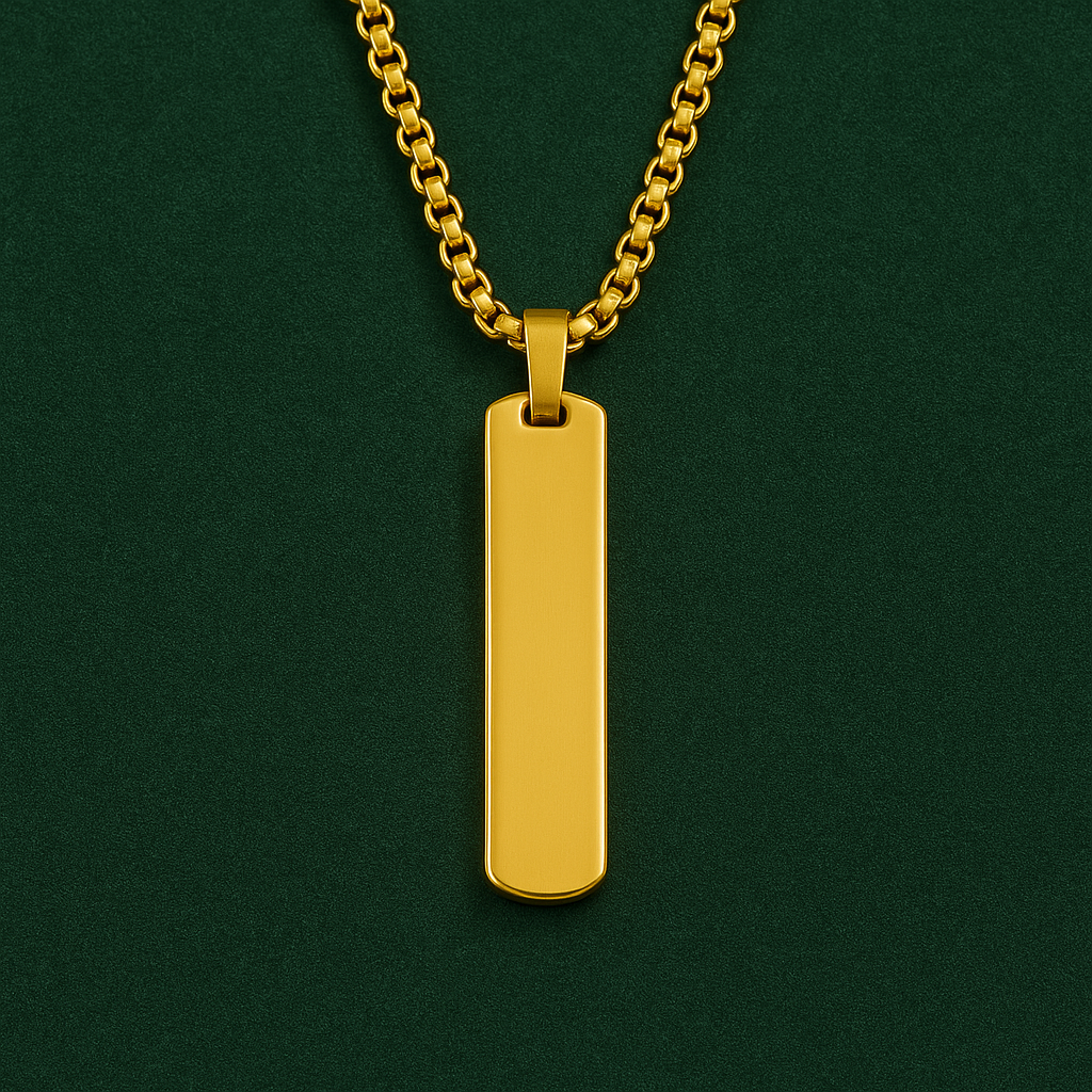 Customizable Stainless Steel Pendant